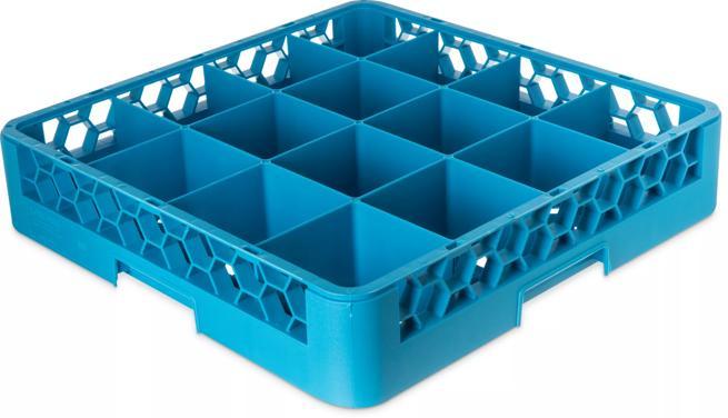 Carlisle OptiClean™ Dishwasher Cup Rack, 16-compartments, full-size