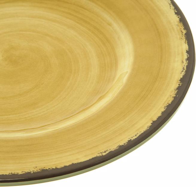 Mingle™ 9" Salad Plate, Amber