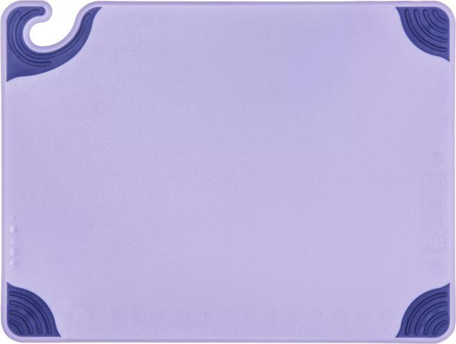 Saf-T-Grip Allergen Cutting Board 15"x20", Purple