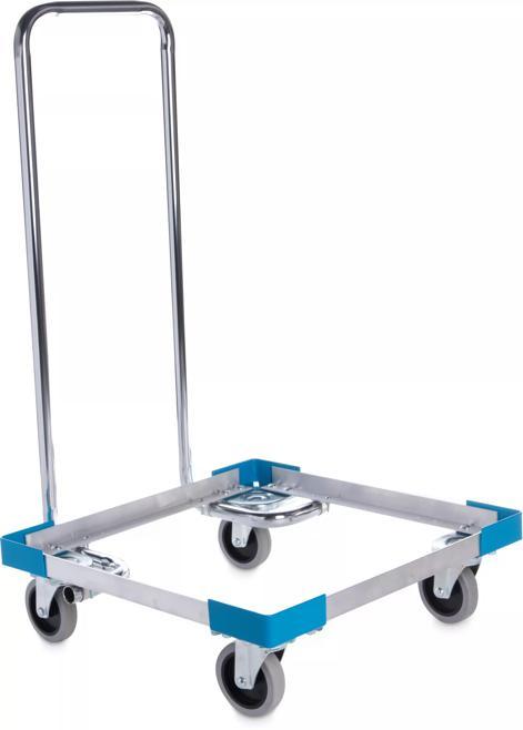 Carlisle Aluminum Glass Rack Dolly with Handle