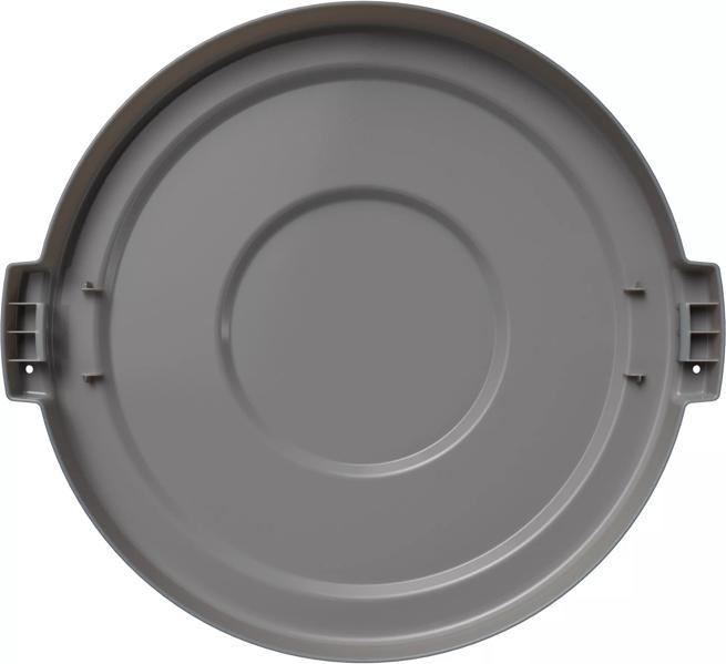Bronco 32 gal. Gray Waste Bin Trash Container Lid