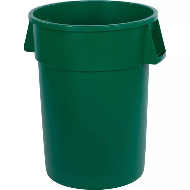 44 Gal. Round Green Waste Container