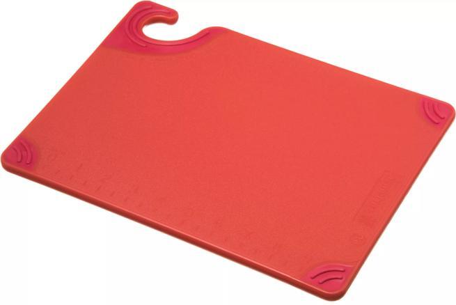 Saf-T-Grip X-Pediter Cutting Board 9"x12", Red