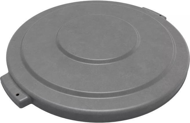 Bronco 32 gal. Gray Waste Bin Trash Container Lid