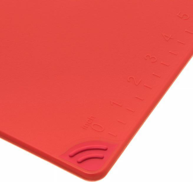 Saf-T-Grip X-Pediter Cutting Board 9"x12", Red