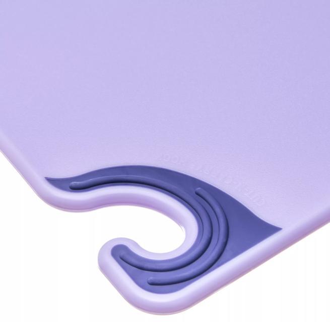 Saf-T-Grip Allergen Cutting Board 15"x20", Purple