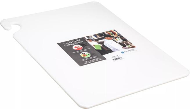 Cut-N-Carry Cutting Board 15"x20", White