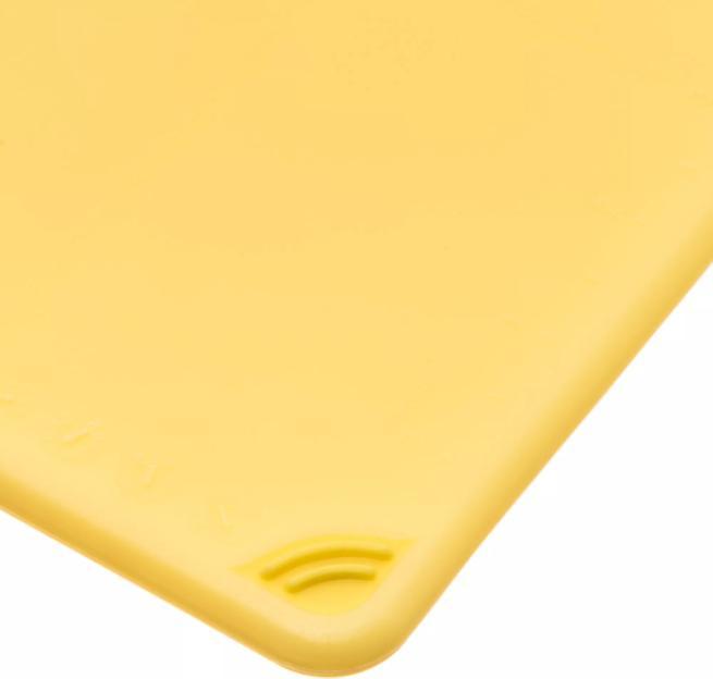 Saf-T-Grip Bar Cutting Board 6"x9", Yellow