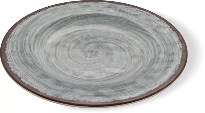 Mingle™ 9" Salad Plate, Smoke Gray