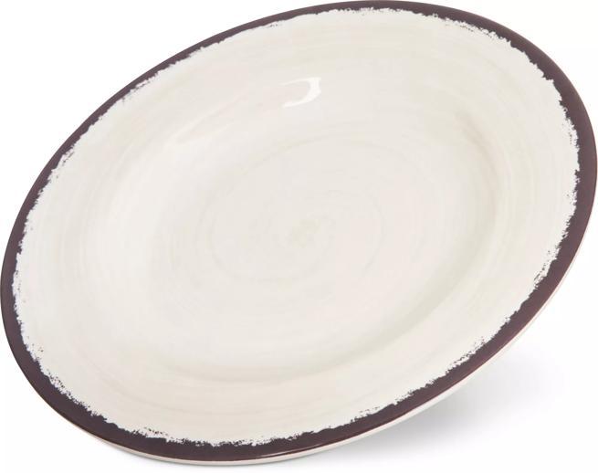 Mingle™ 9" Salad Plate, Sweet Cream