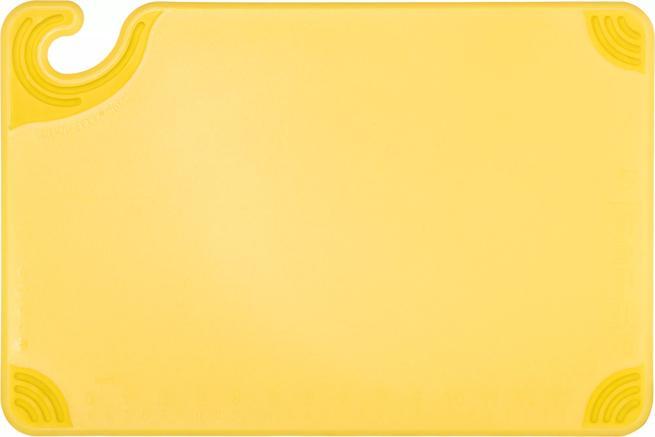 Saf-T-Grip Cutting Board 12"x18", Yellow