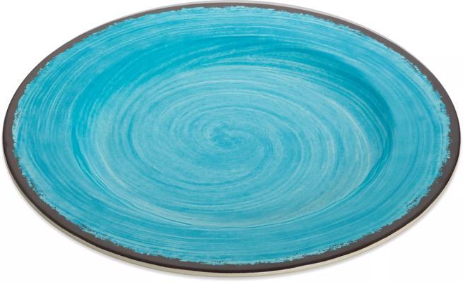 Mingle™ 11" Dinner Plate, Aqua