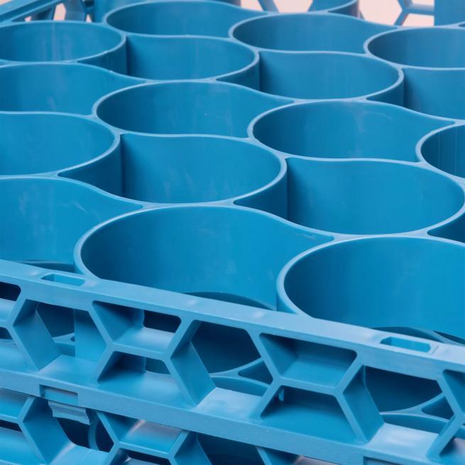 Carlisle OptiClean NeWave 20 Compartment Glass Rack with 3 Extenders