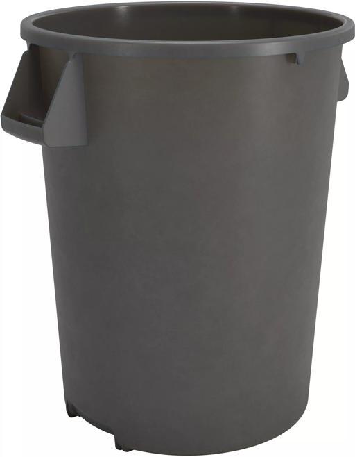 Bronco 20 gal. Gray Waste Bin Trash Container
