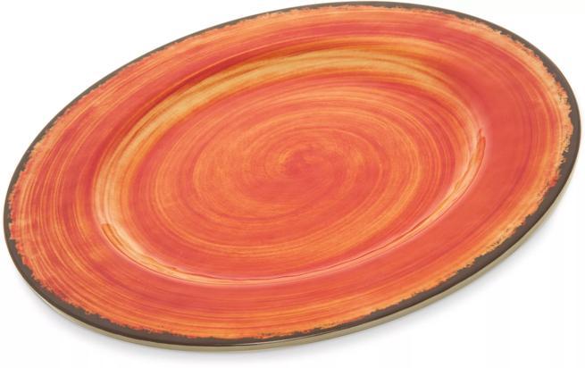 Mingle™ 11" Dinner Plate, Fireball