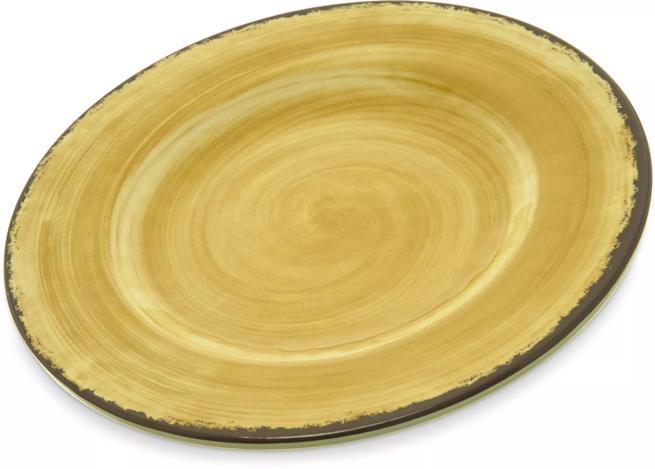 Mingle™ 9" Salad Plate, Amber