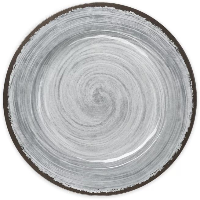 Mingle™ 11" Dinner Plate, Smoke Gray
