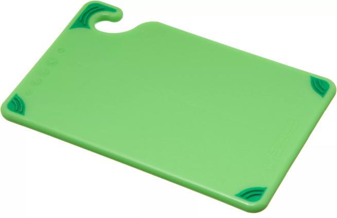 Saf-T-Grip Bar Cutting Board 6"x9", Green