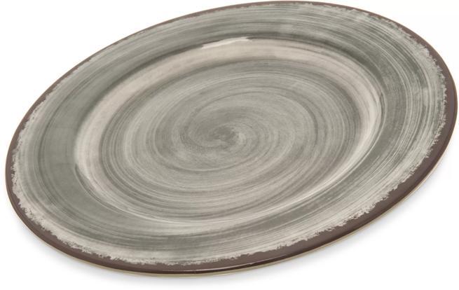 Mingle™ 11" Dinner Plate, Smoke Gray