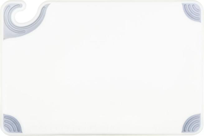 Saf-T-Grip Cutting Board 12"x18", White