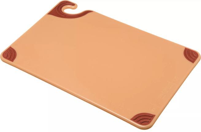 Saf-T-Grip Cutting Board 12"x18", Brown