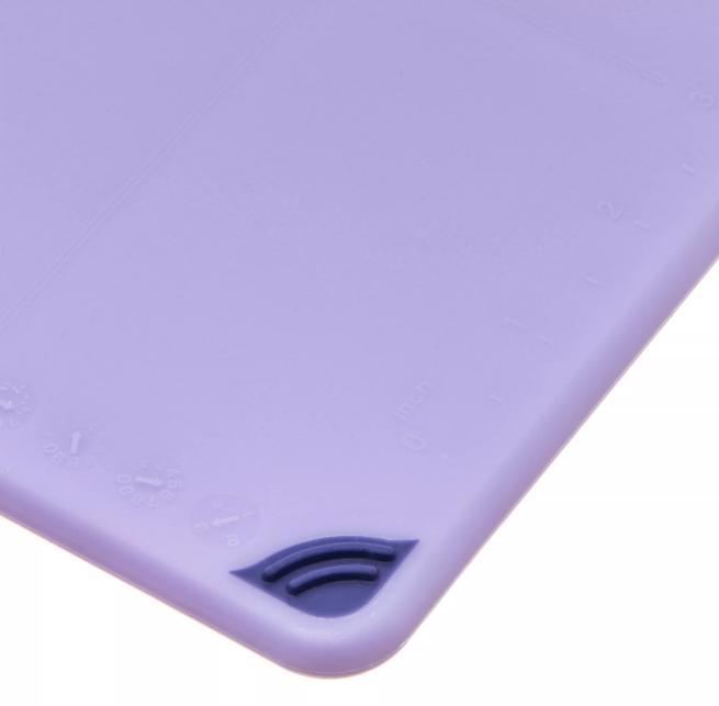 Saf-T-Grip Allergen Cutting Board 6"x9", Purple