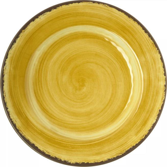 Mingle™ 11" Dinner Plate, Amber