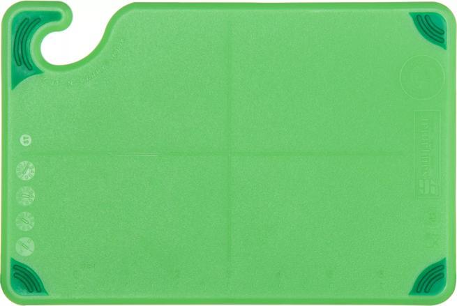 Saf-T-Grip Bar Cutting Board 6"x9", Green