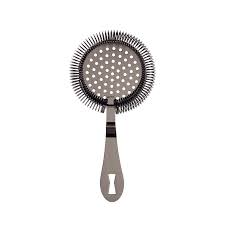 Barfly® 7-1/4" Deluxe Antique Hawthorne Bar Strainer, Black