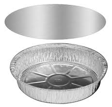 Foil Take out Container 7", with flat lid