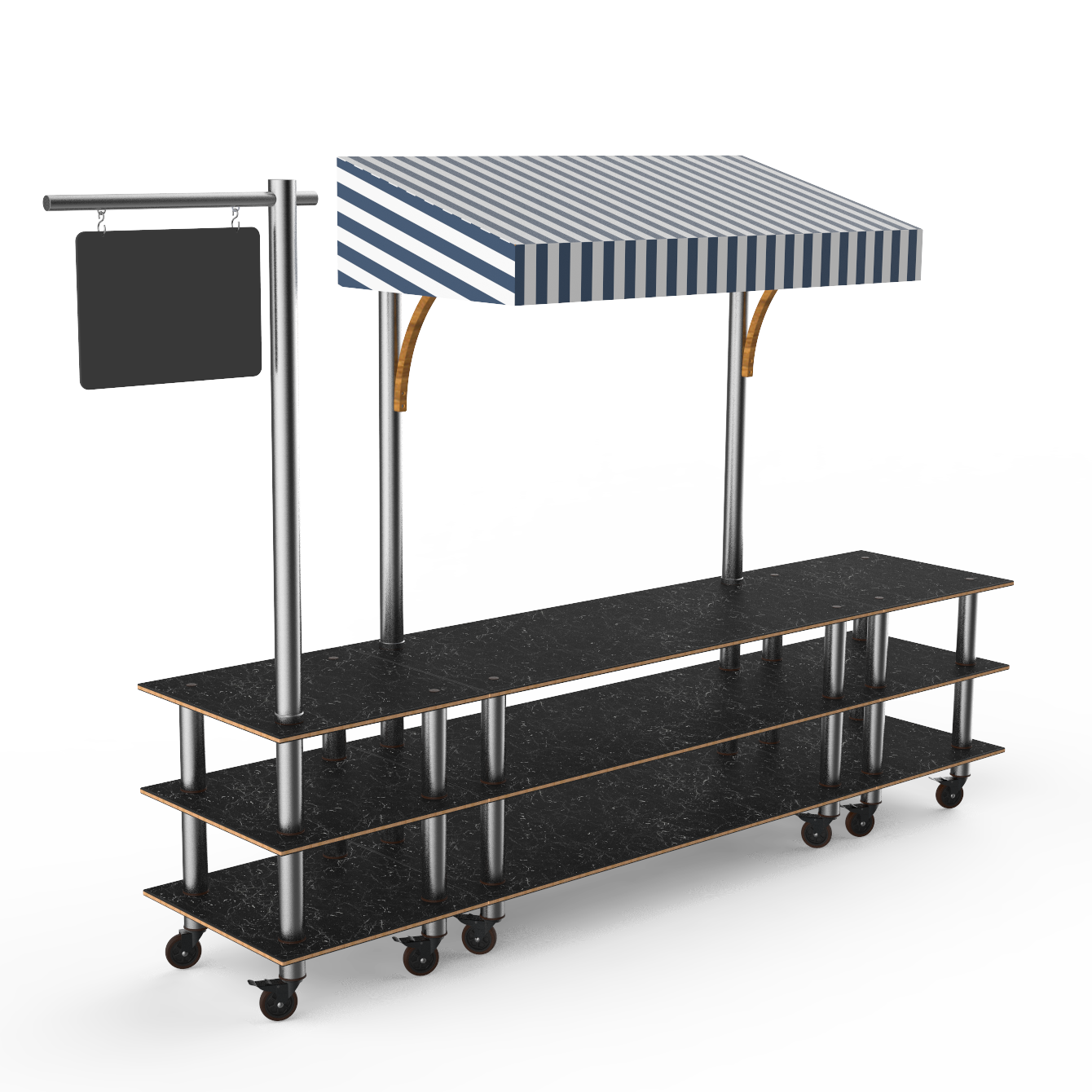 Bazaar Action Station L 130.0" W 33.0" Modular