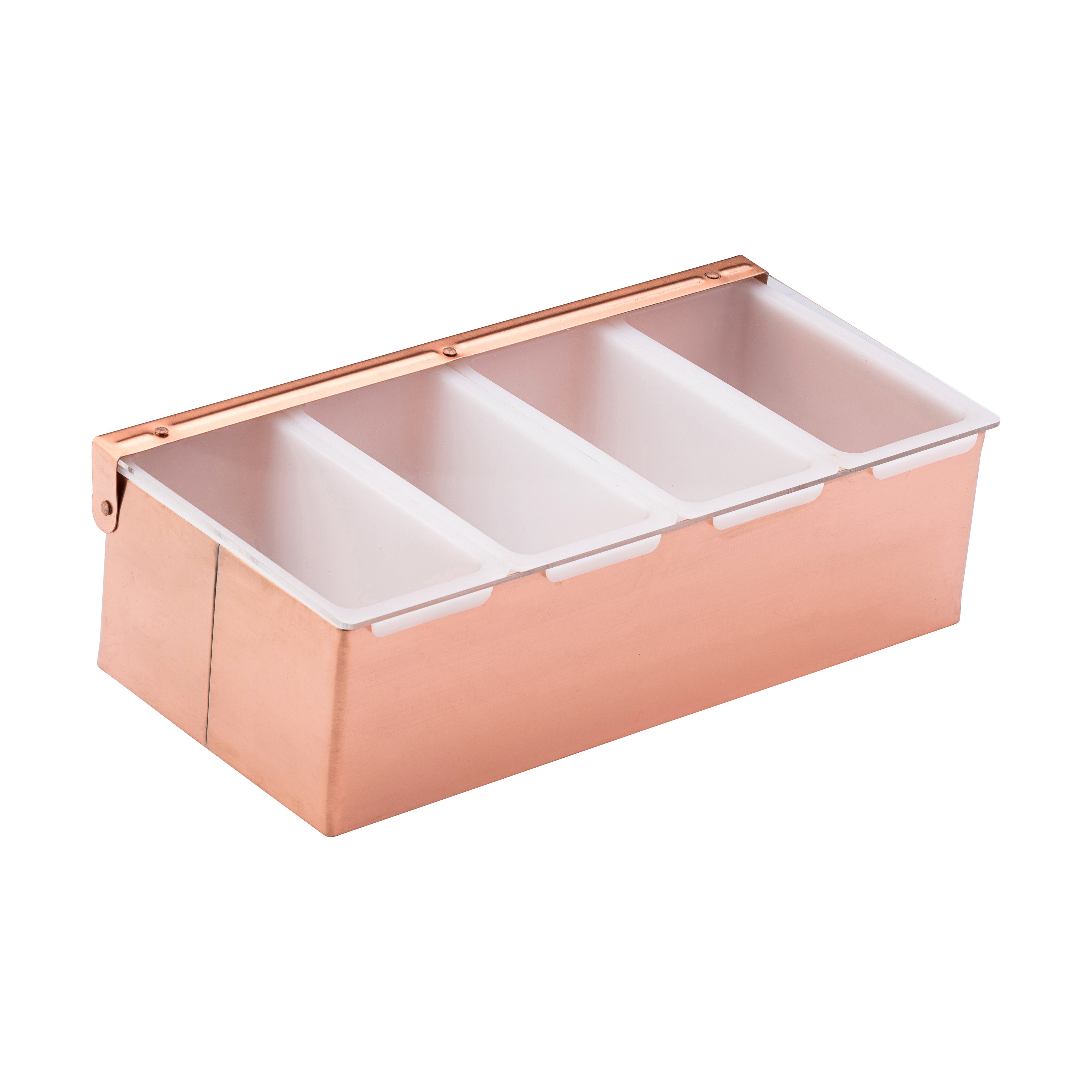 Bar Accessories Condiment Holder W/ 4 Inserts oz