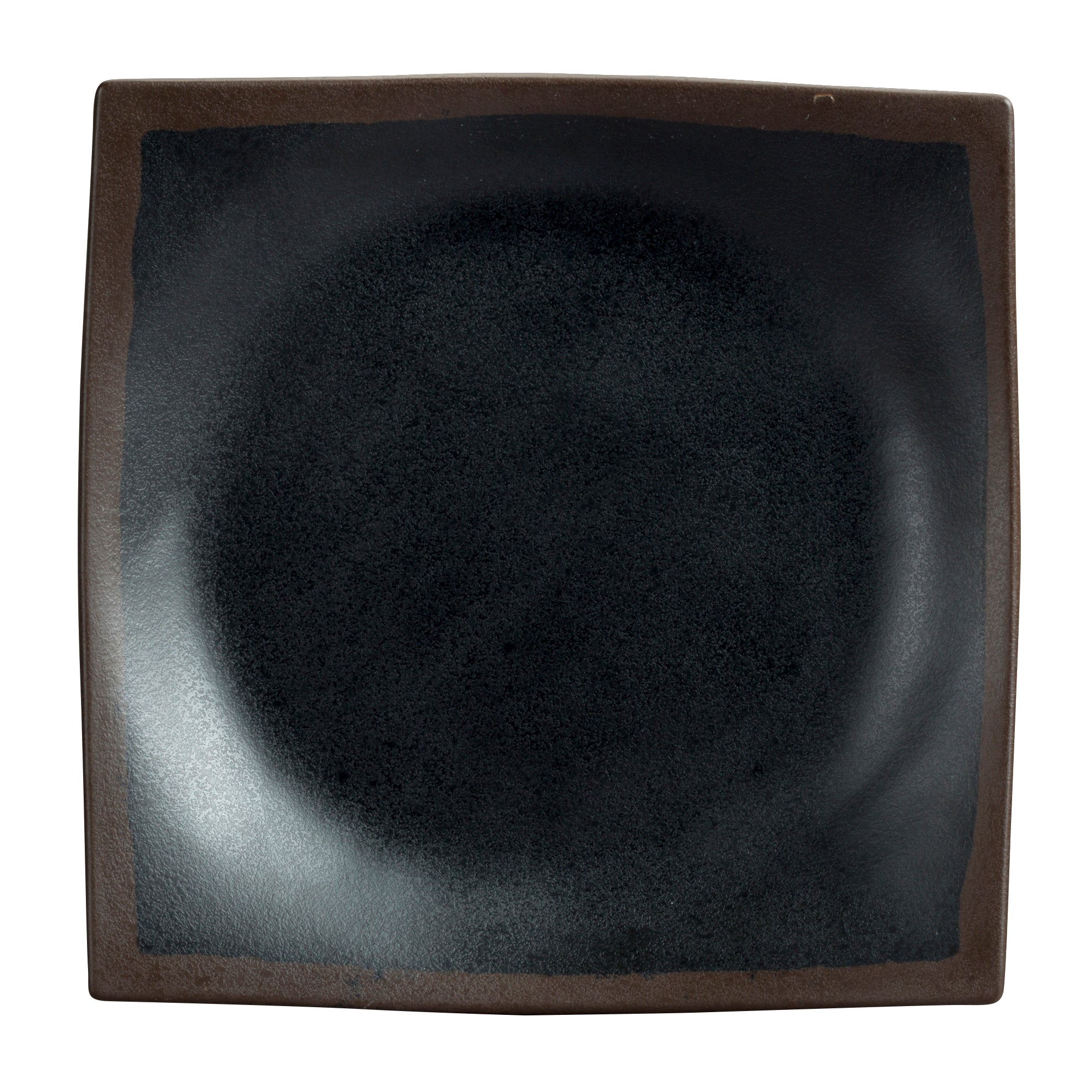 Square Plate L 9.25" W 9.25" Grey Stone