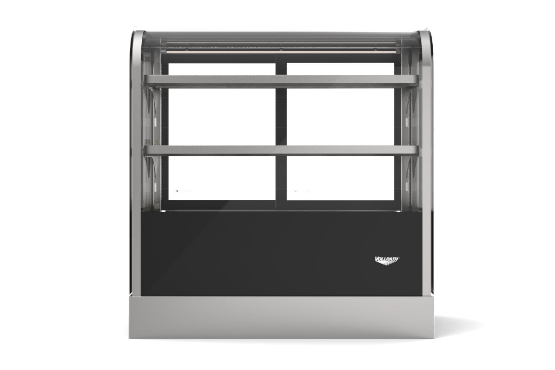 36-Inch-Wide 120-Volt Cubed-Glass Countertop Refrigerated Deli Display Case with Rear Access