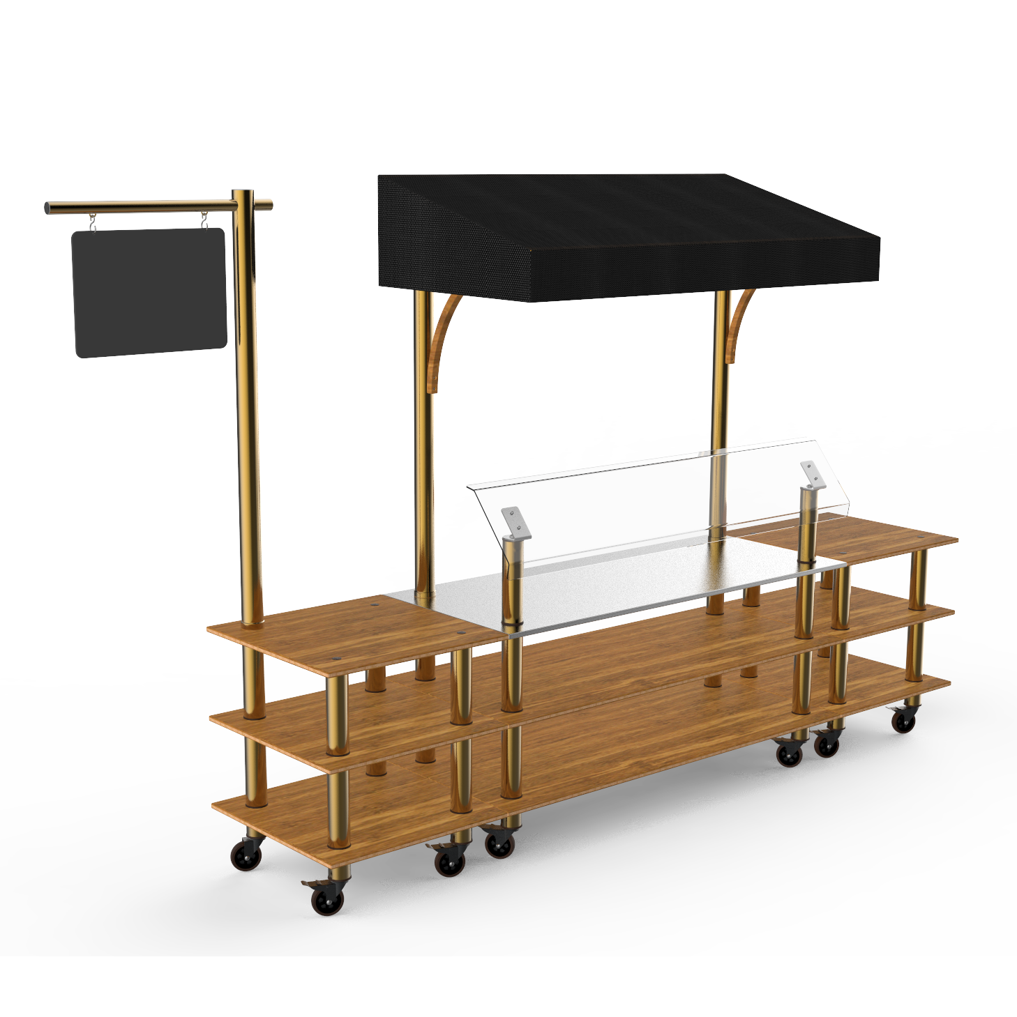 Classic Canopy Station L 130.0" W 33.0" Modular