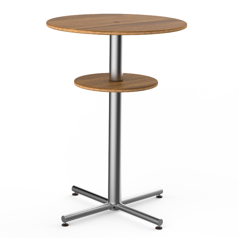 Bar Table & Shelf 30.0" Dia. Polo