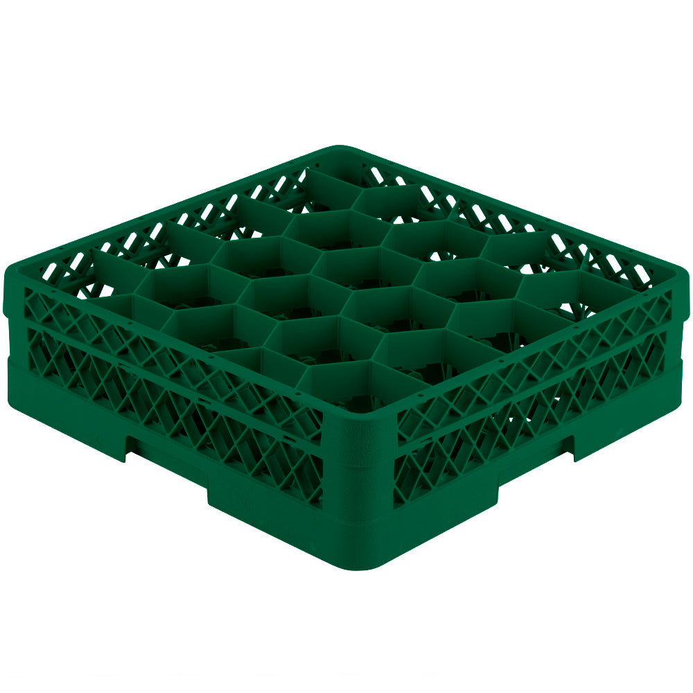 Traex® Full-Size Rack Max® Compartment Racks with 20 Hexagon shaped compartments and one extender in Green