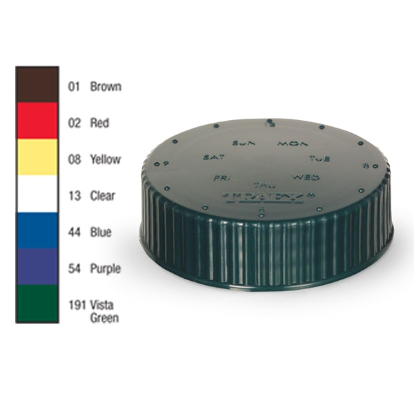 Traex® Dripcut® Wide Mouth Storage Shaker/Dredge Lid with Date Indicator in Blue