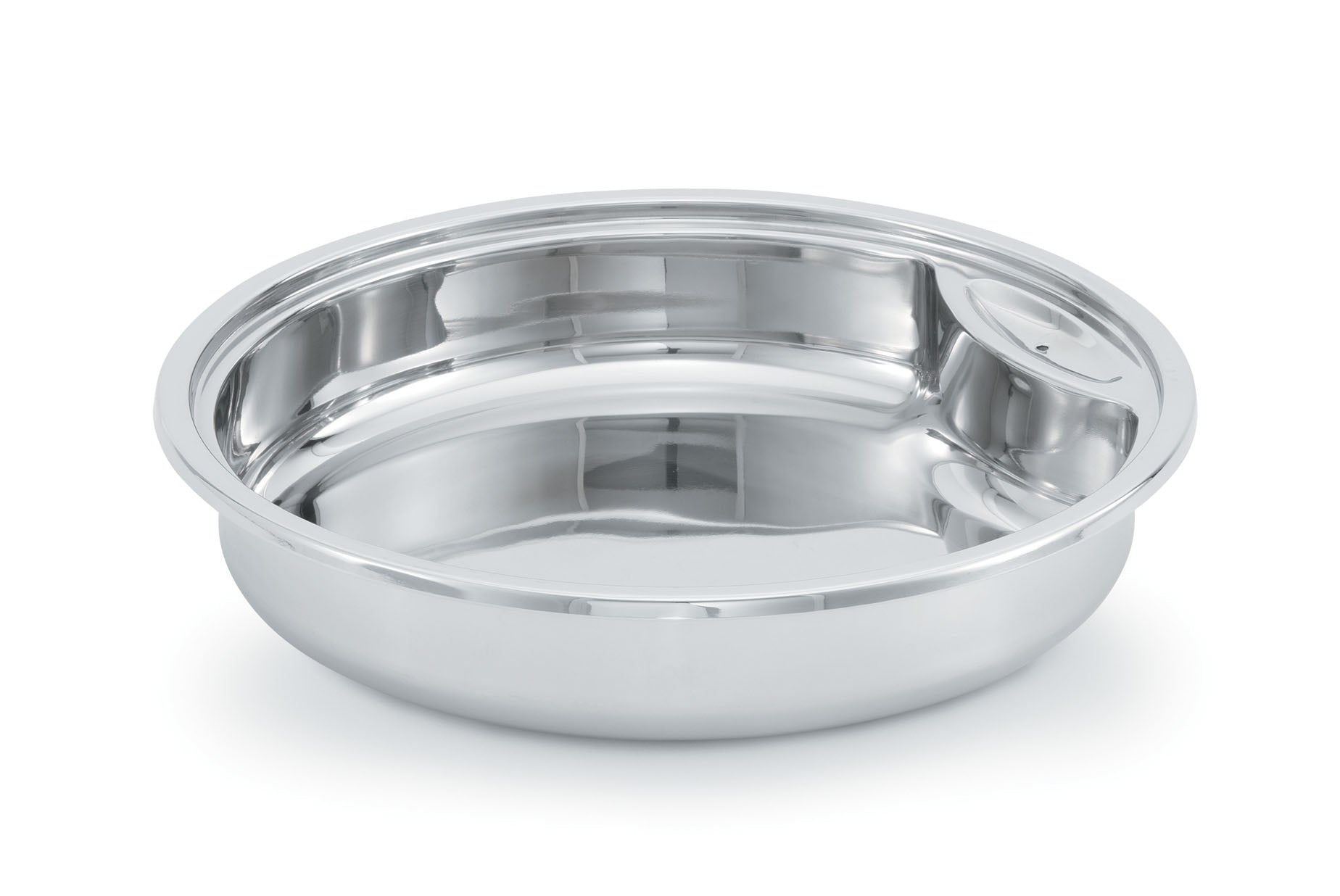 6-quart replacement stainless steel food pan for Intrigue® round induction chafer