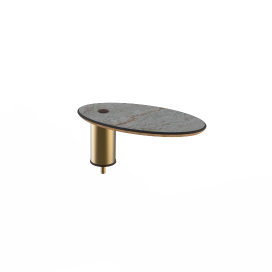 Small Oval Display Shelf L 16.0" W 8.0" Modular
