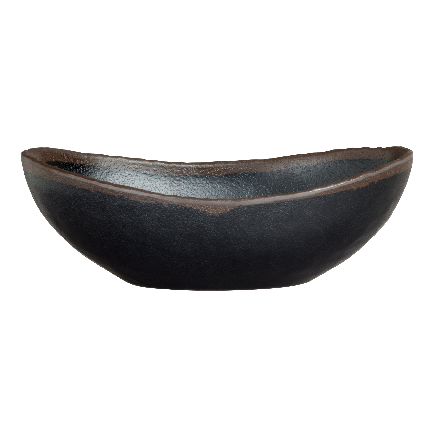 Medium Oval Bowl L 8.5" W 5.25" (25.0 Oz) Grey Stone