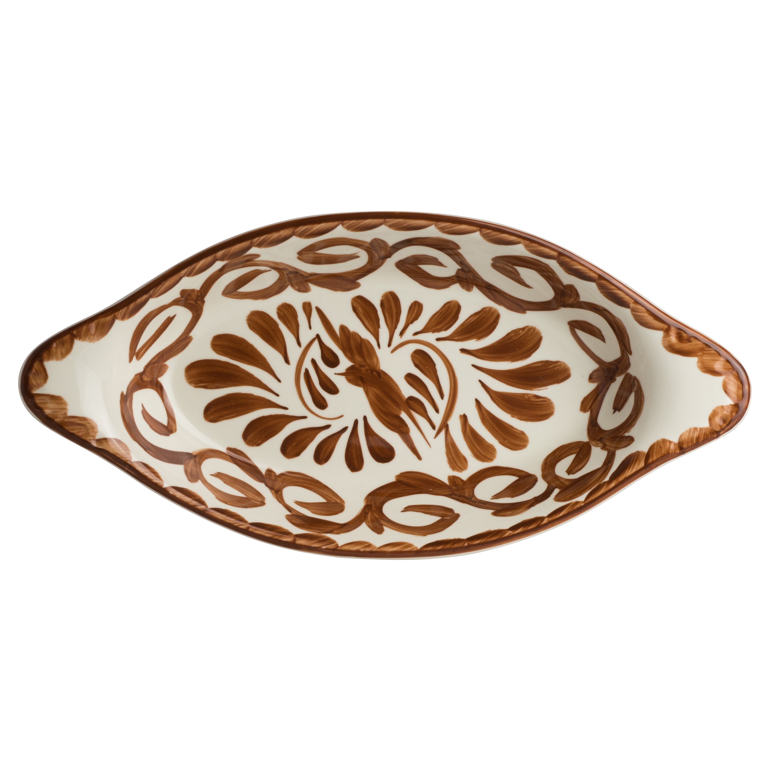 Oval Rarebit 10.0" Dia. W 5.0" (12.0 Oz) Puebla Brown