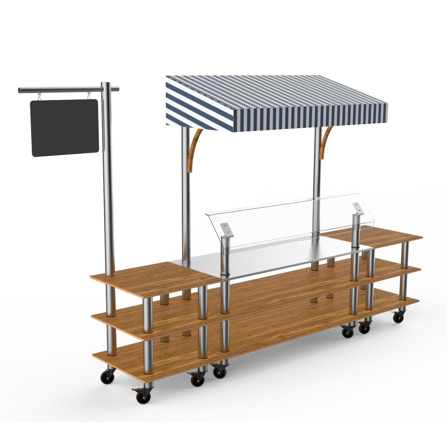 Classic Canopy Station L 130.0" W 33.0" Modular