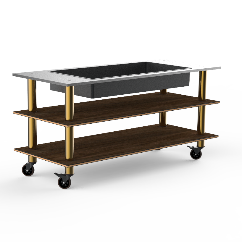 Salad Bar Station L 71.0" W 29.5" Modular