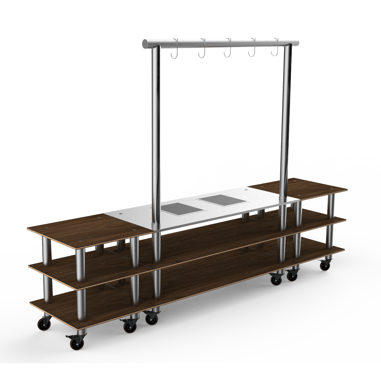 Large Arch Induction Station L 130.0" W 29.5" Modular