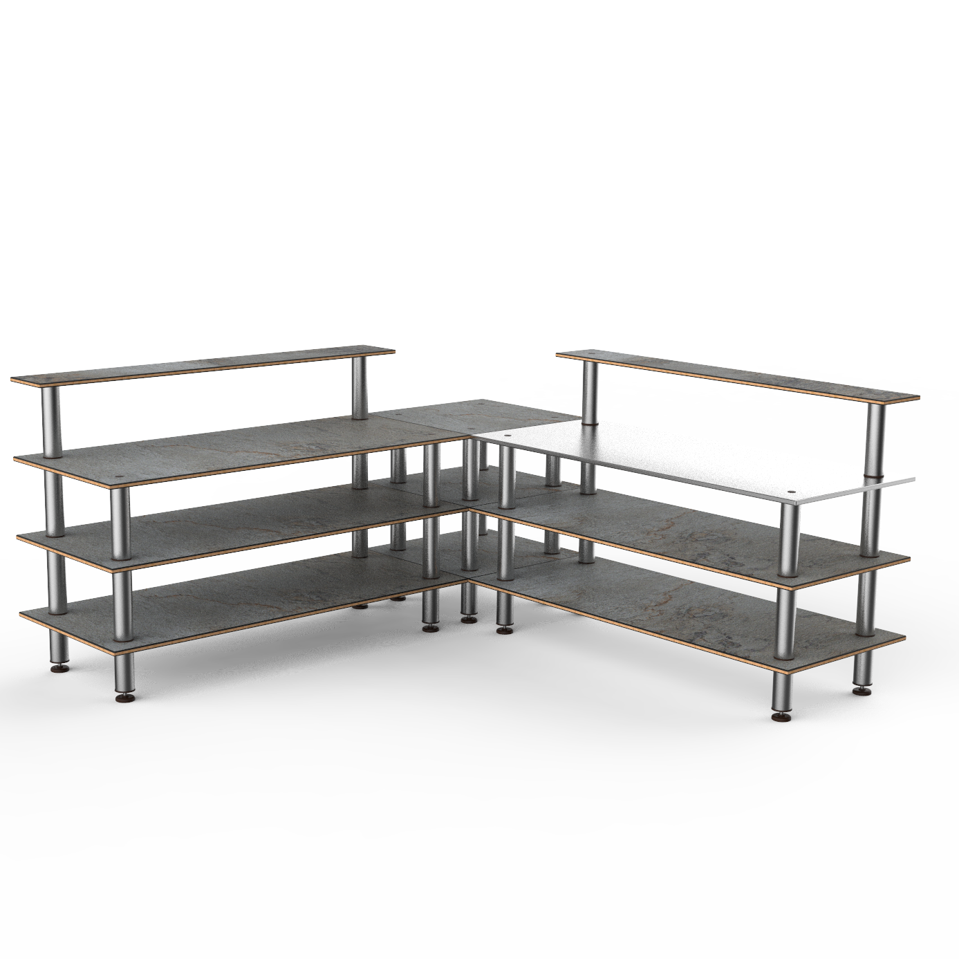 Pro Corner Station L 100.5" W 100.5" Modular