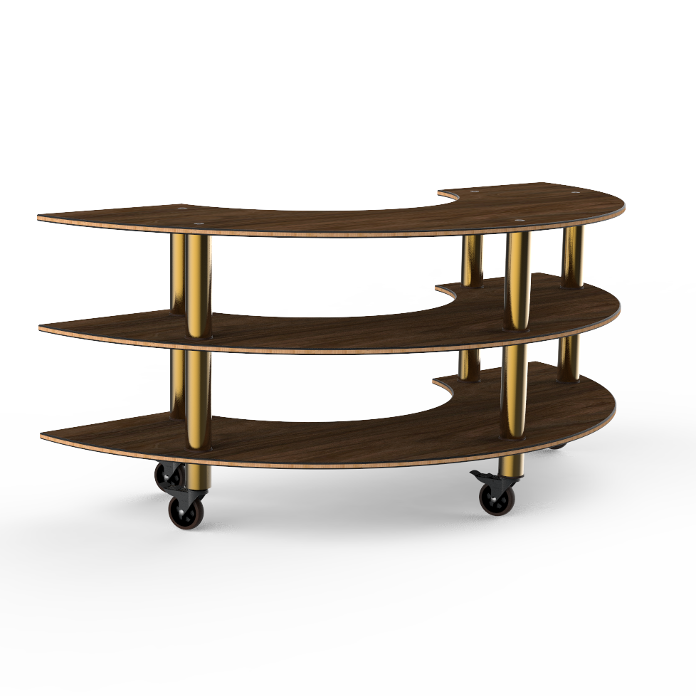 Creative Curved Station L 81.5" W 41.0" Modular