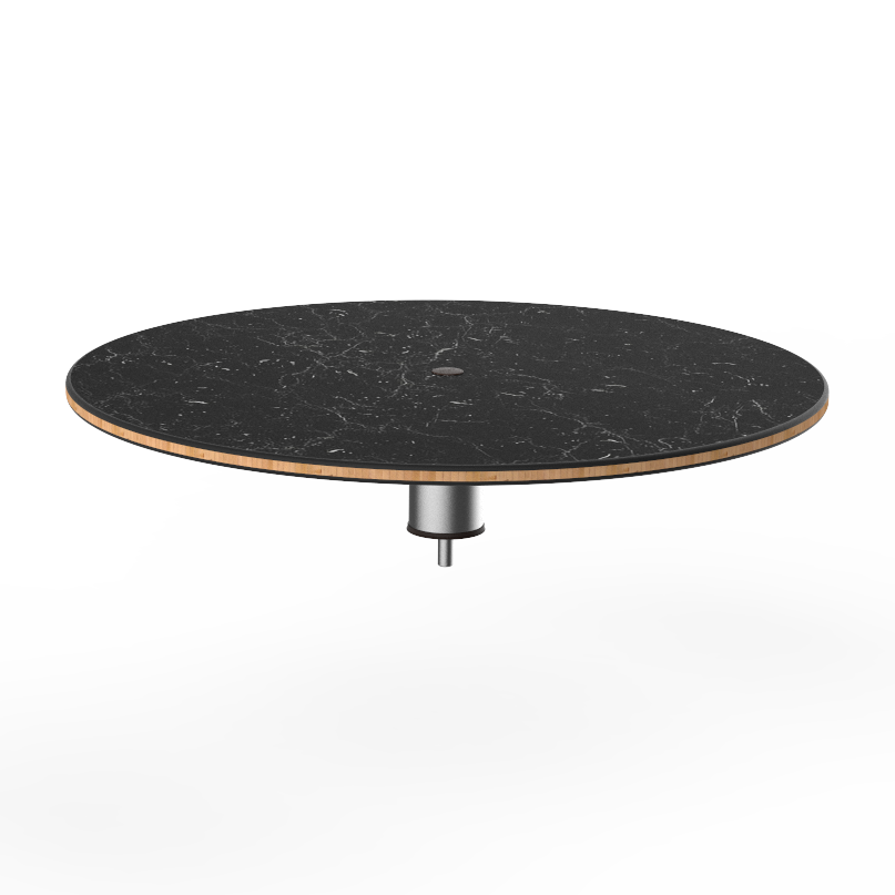 Round Low Display Shelf 30.0" Dia. Modular