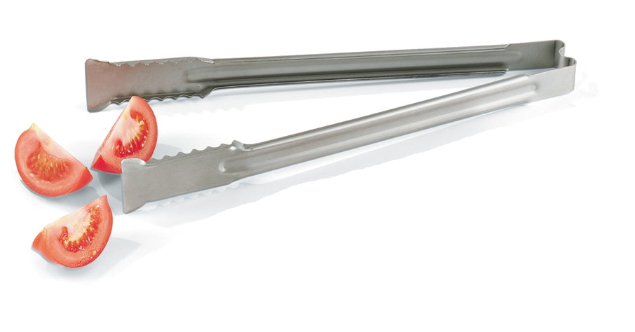 Heavy-Duty One-Piece Stainless Steel Tongs