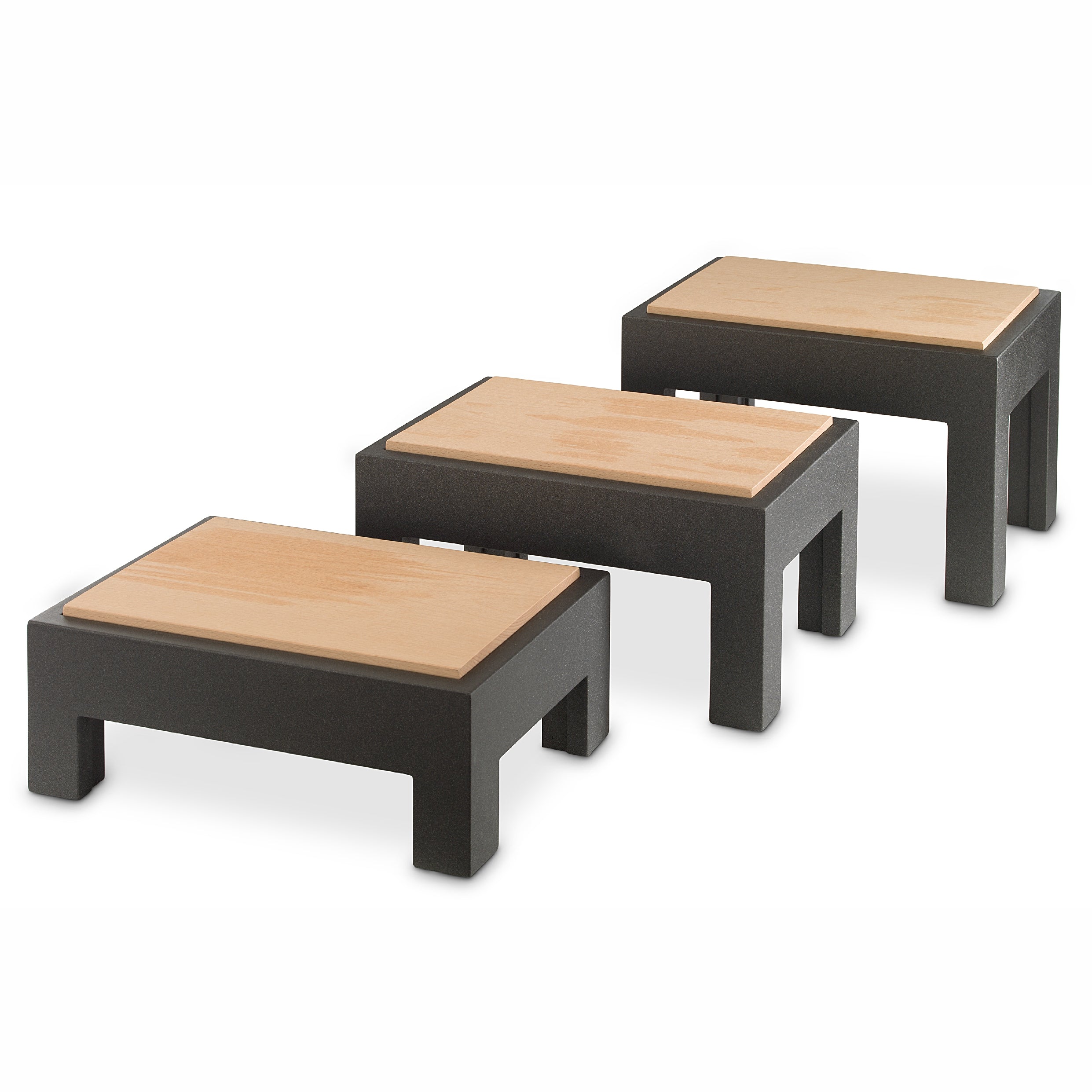 Cubic Display Cutting Board Tables